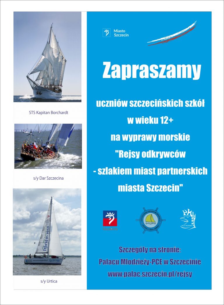 nabór, rejs odkrywców, plakat