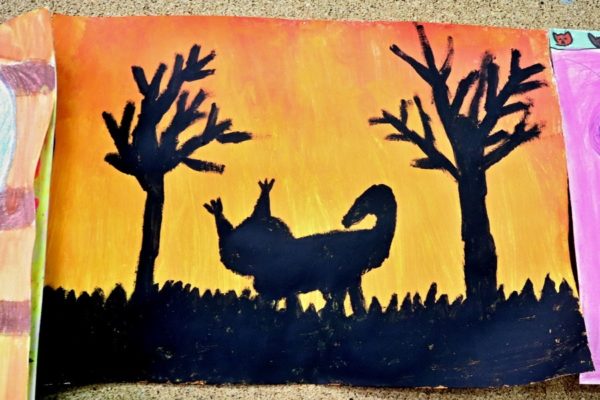 praca pastyczna - portret kota