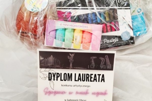 dylom laureata za udział wkonkursie