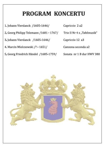 program koncertu