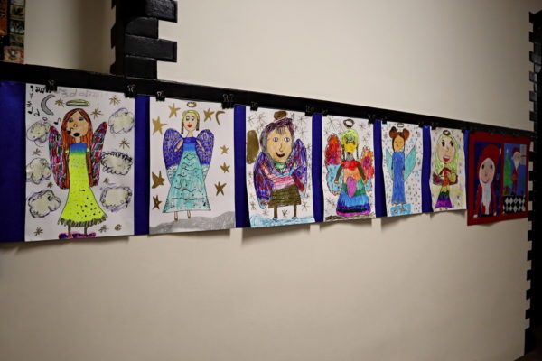 portrety aniołów = prace plastyczne uczestników