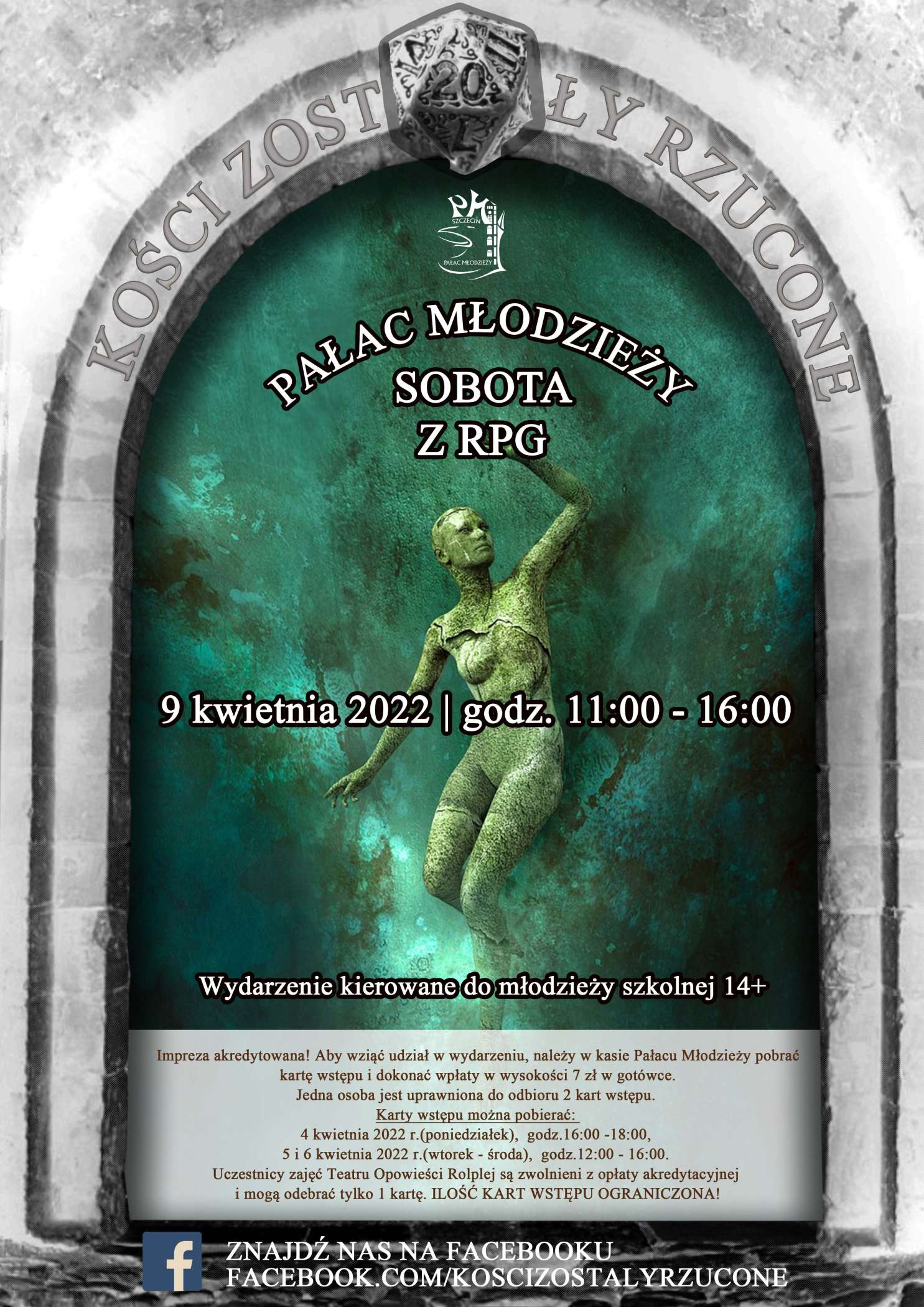 plakat zapraszajacy na 46 Sobotę z RPG