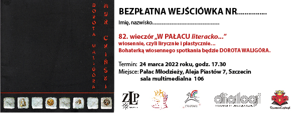 wejsciówka na 82 wieczór literacki
