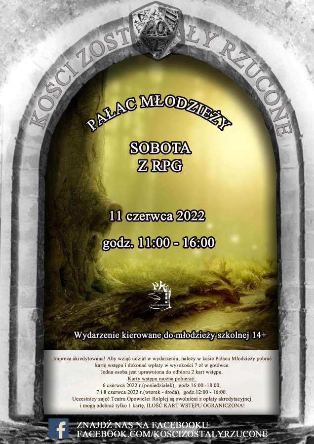 plata informujący o 48 Sobocie z RPG