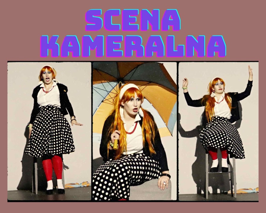 kolaż zdjęć ze spektaklu