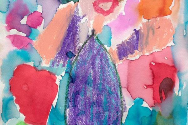 praca plastyczna przedstawijąc mamę