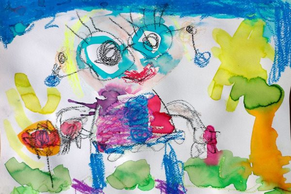 praca plastyczna przedstawijąc mamę