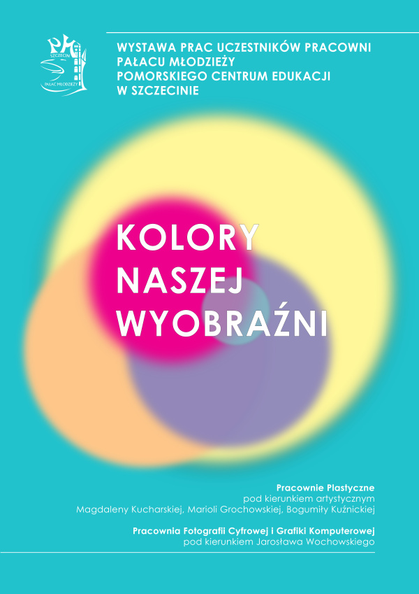 plakat reklamujący wystawę plastyczną