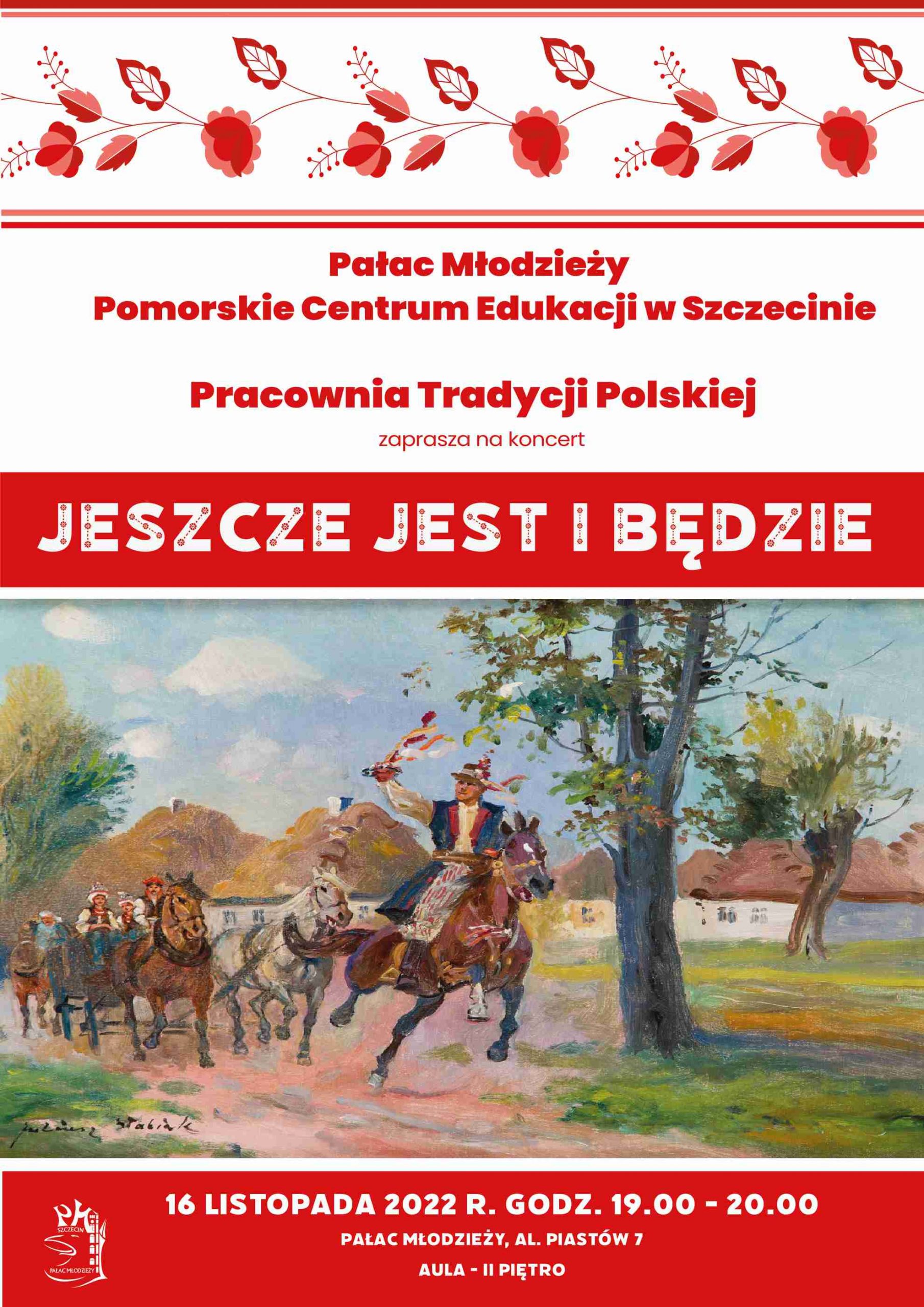 plakat zapowiadający koncert