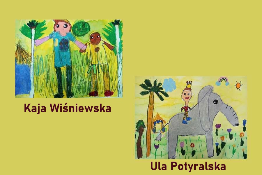 dwie prace plastyczne