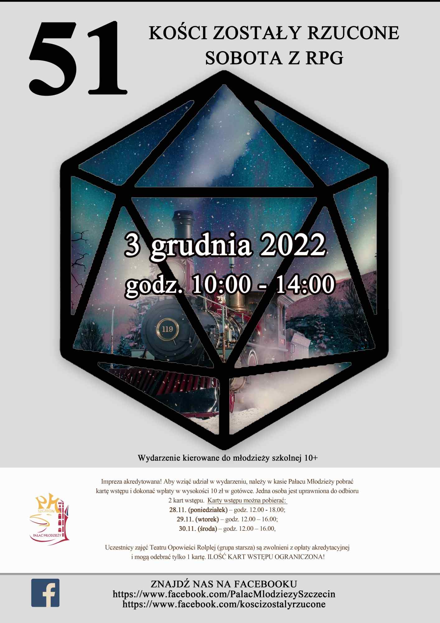 plakat kości zostały rzucone