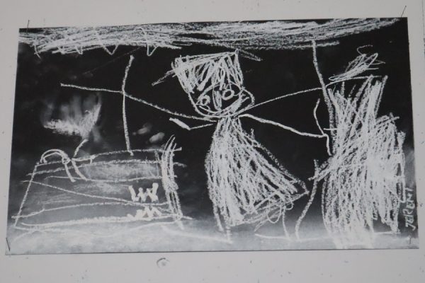 praca plastyczna przedstawiająca kominiarza