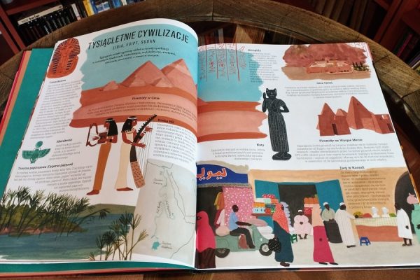 otwarta książka o Afryce