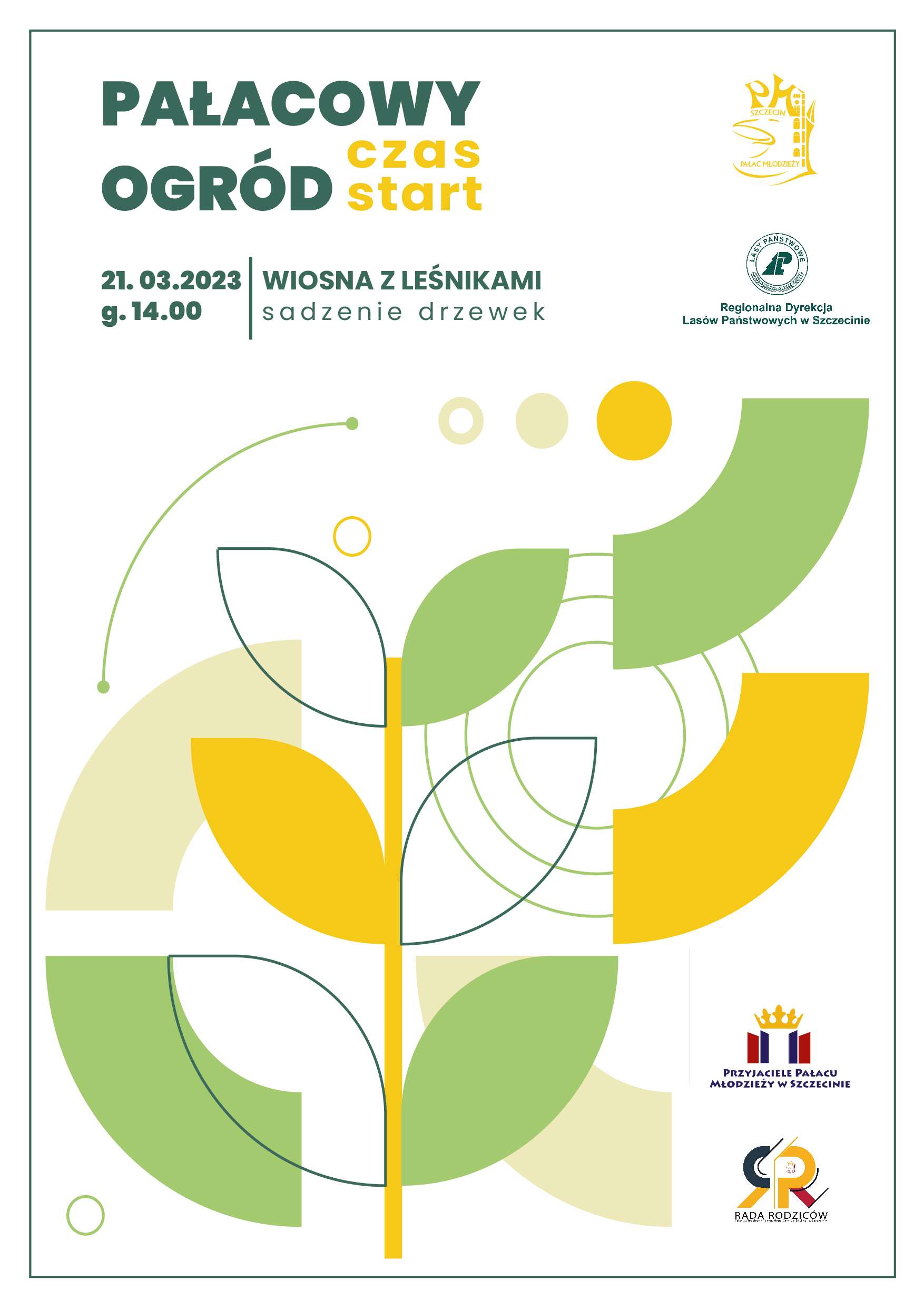 plakat zapowiadający sadzenie drzew