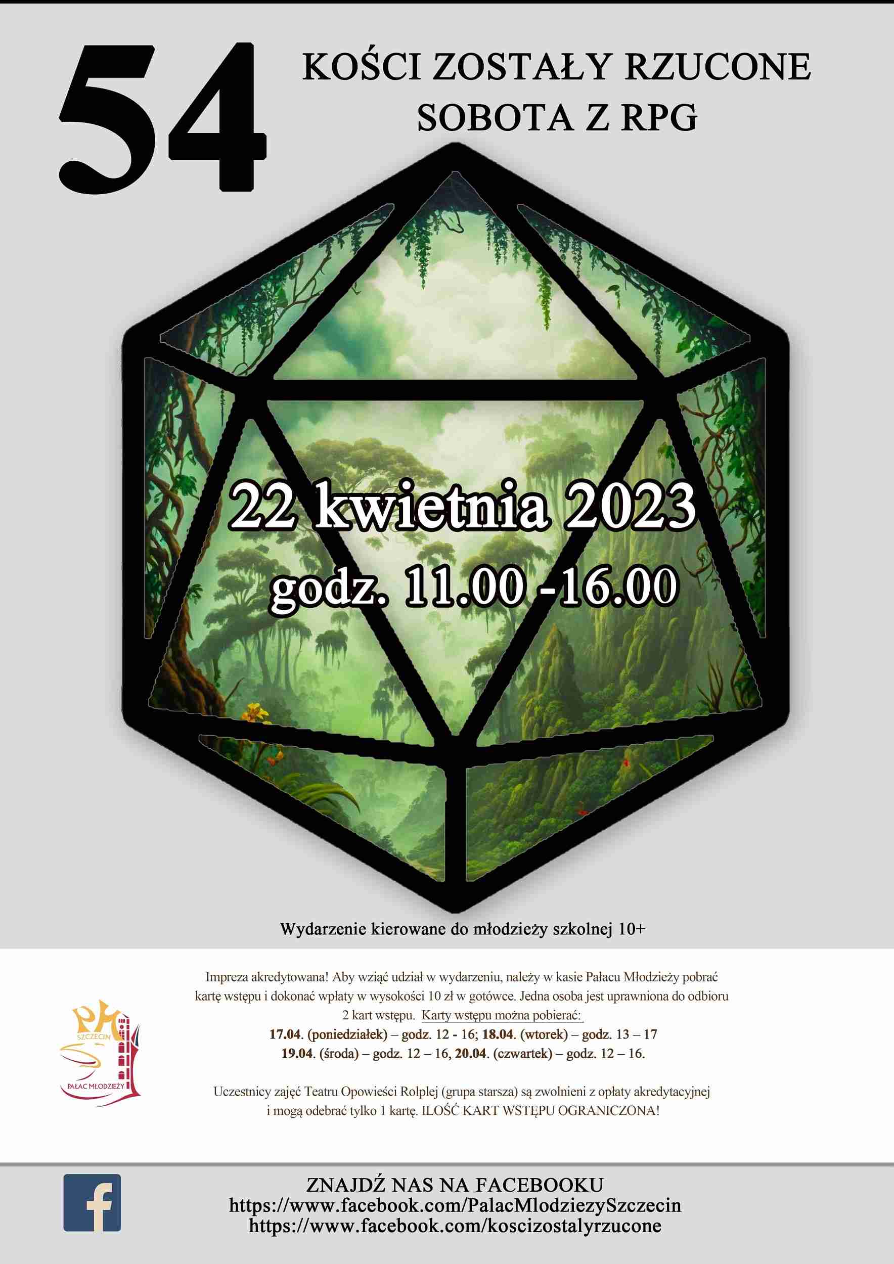 Plakat na temat wydarzenia Sobota z RPG