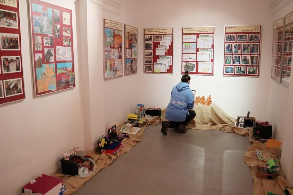 widok sali wystawowej