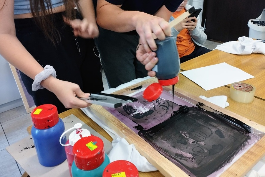 zajęcia w pracowni grafiki