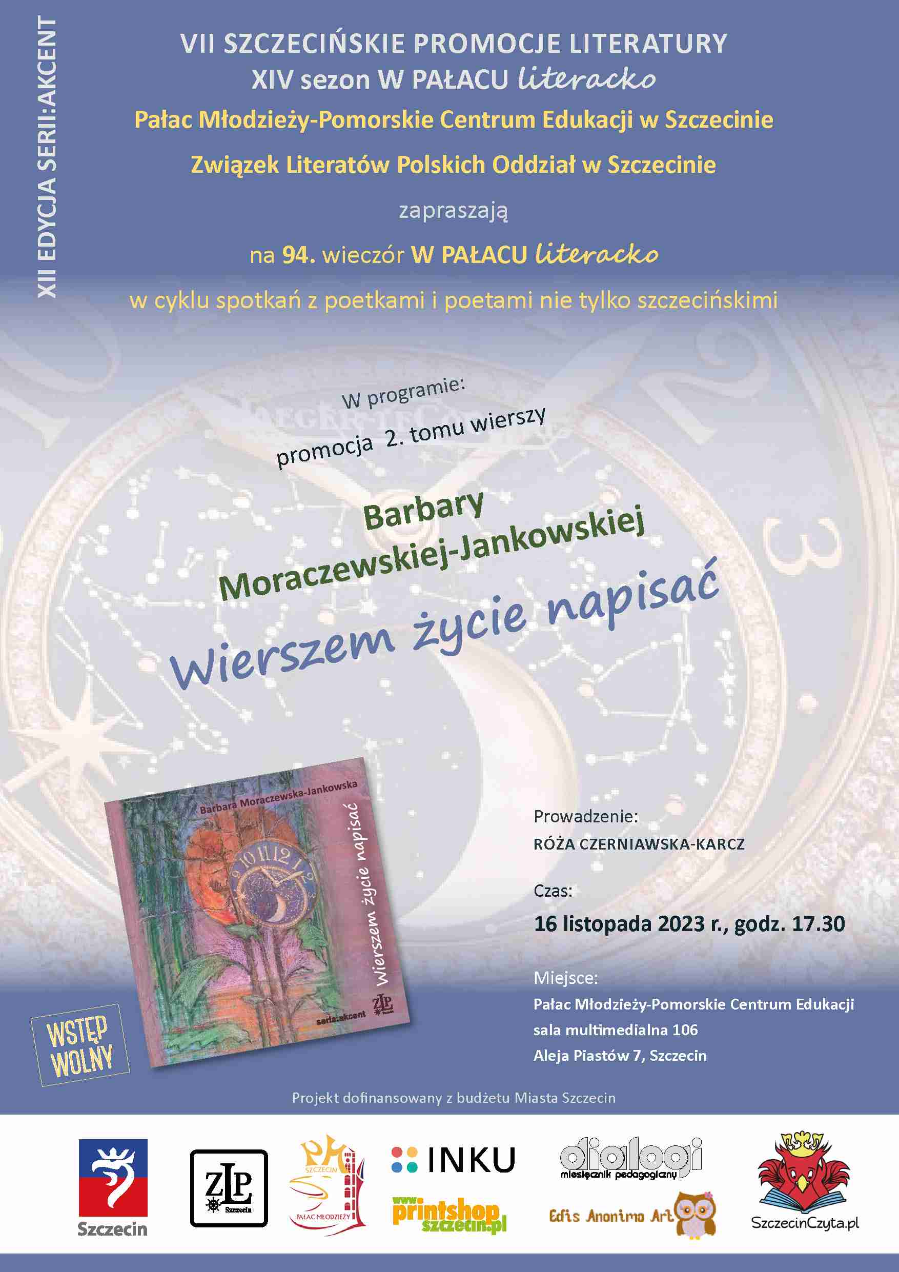 plakat informujący o spotkaniu