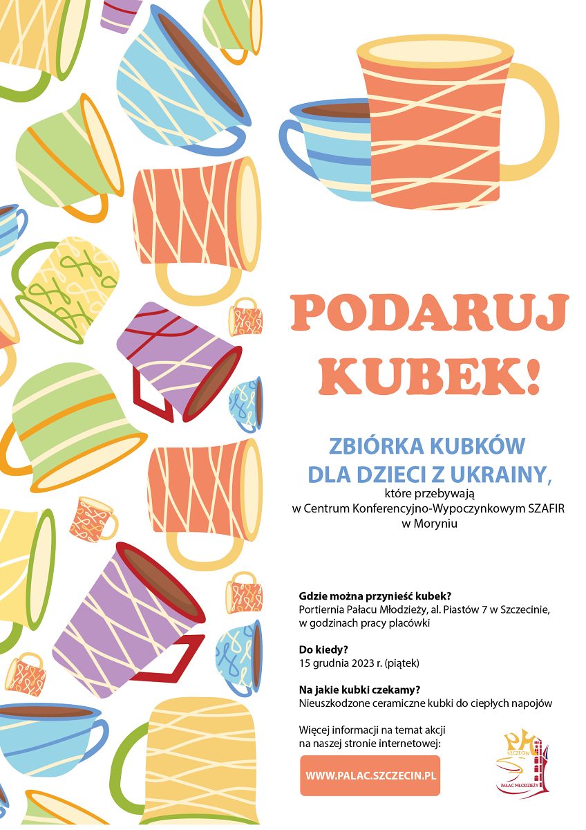 plakat podaruj kubek