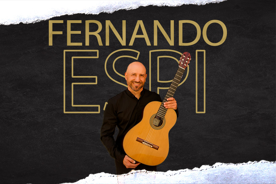 grafika z fotografią gitarzysty