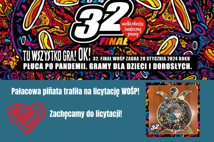 informacja o WOSP i licytacji