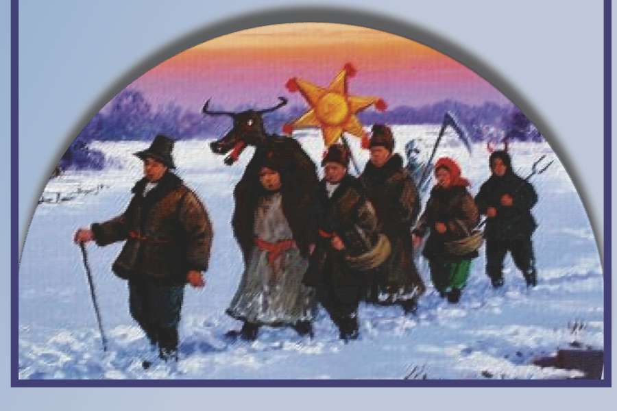 grafika z kolednikami