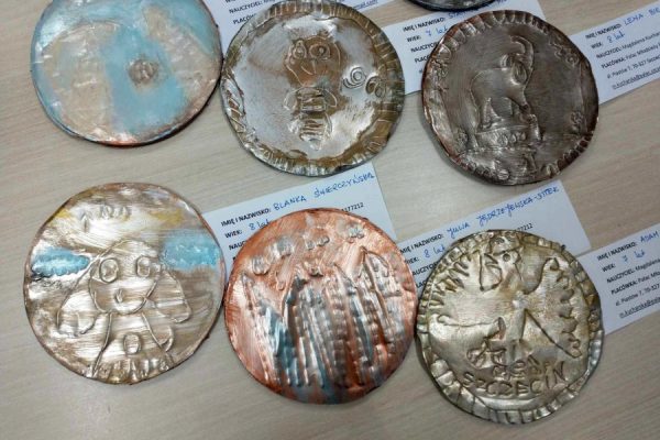 monety - prace plastyczne