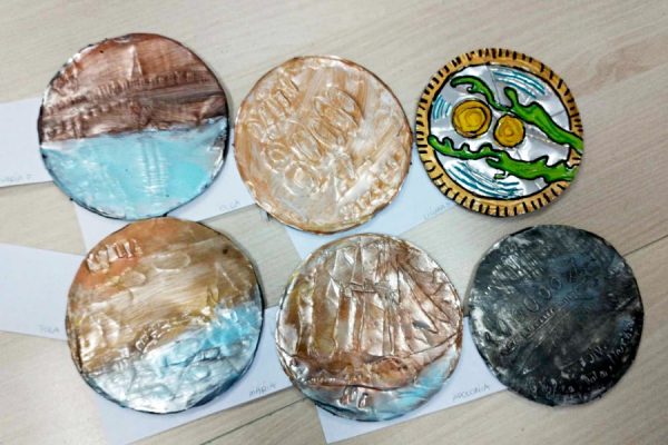 monety - prace plastyczne