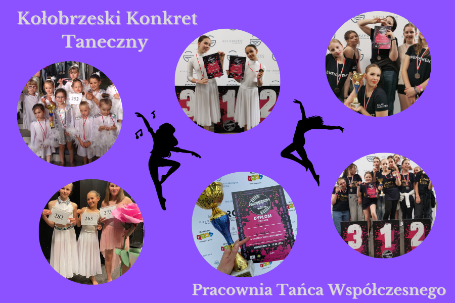 grafika z kolażem zdjęć z występów