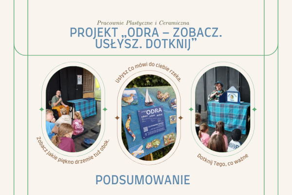 grafika z trzema zdjęciami podsumowujacymi projekt