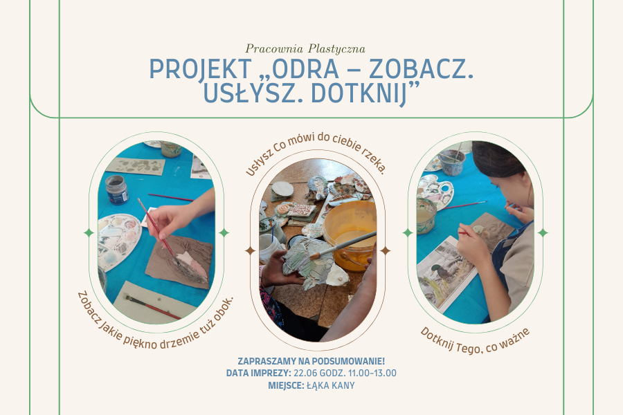 grafika z trzema zdjęciami dzieci w trakcie zajec