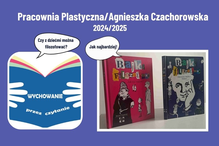 wychowanie przez czytanie i okładki dwóch książek