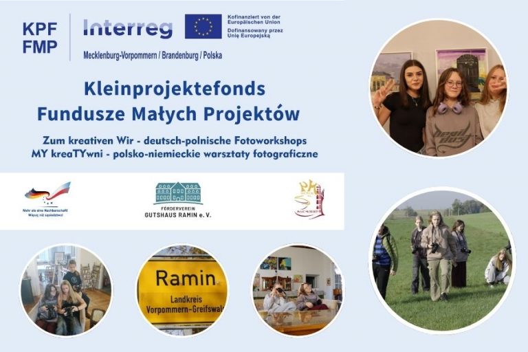 grafika z nazwą projektu i zdjeciami