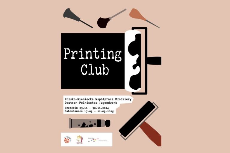 plakat informujący o projekcie