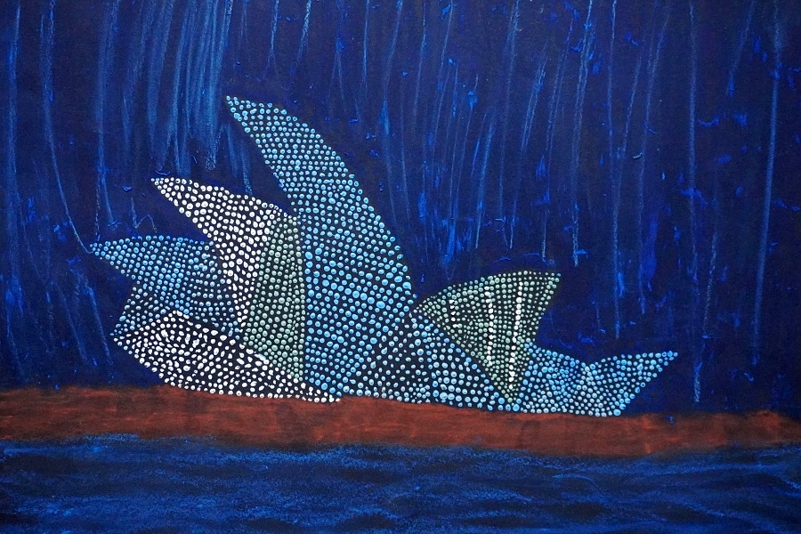 praca plastyczna Oli Metko