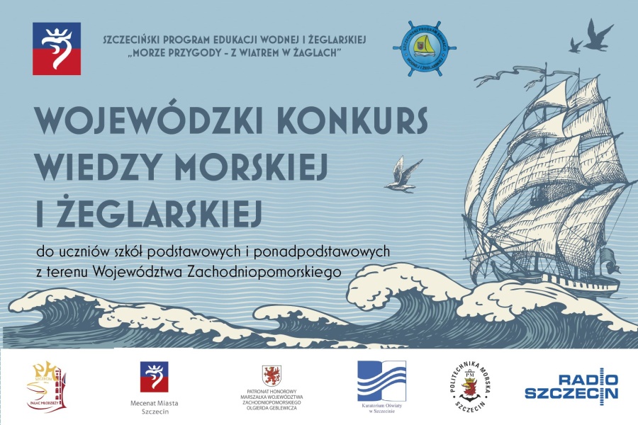 baner graficzny Konkurs wiedzy morskiej