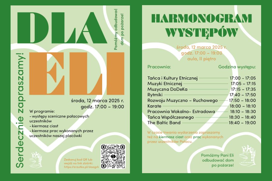 plakat i harmonogram