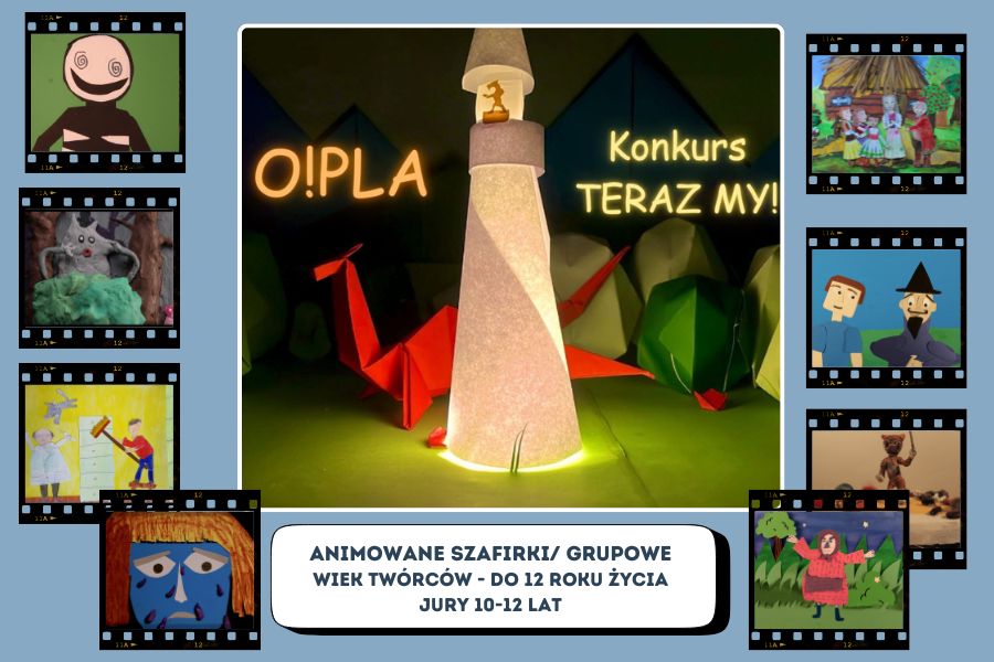 kolaż plakatów filmowych