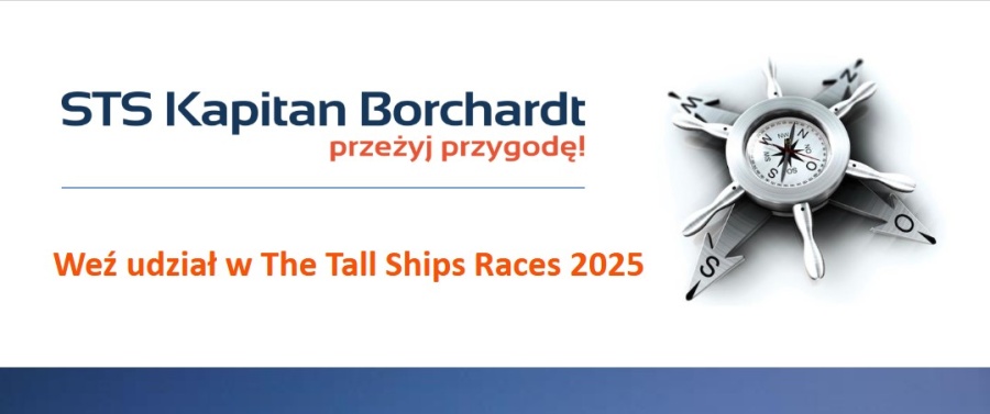 grafika z zaproszeniem na rejs