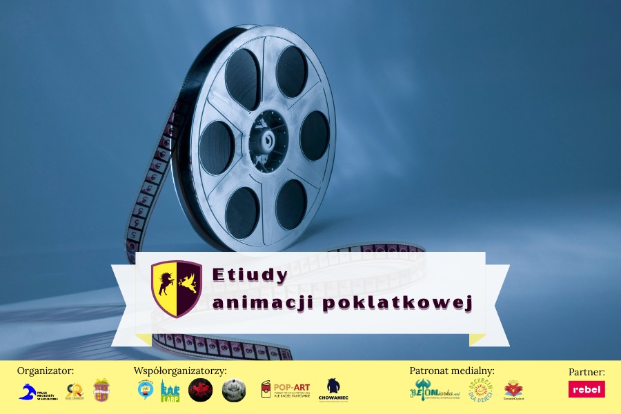 grafika ze szpulą taśmy filmowej