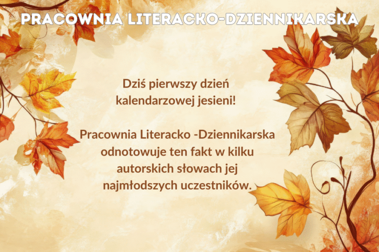 grafika z jesiennymi liścmi