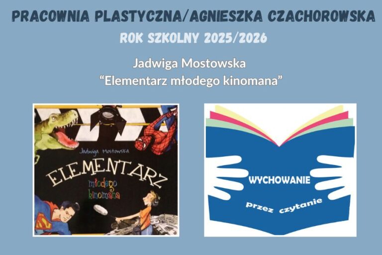 grafika z okładką książki i logo projektu