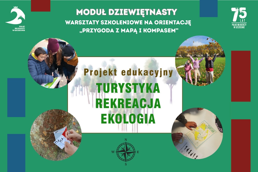 grafika z nazwą projektu i zdjęciami z warsztatów