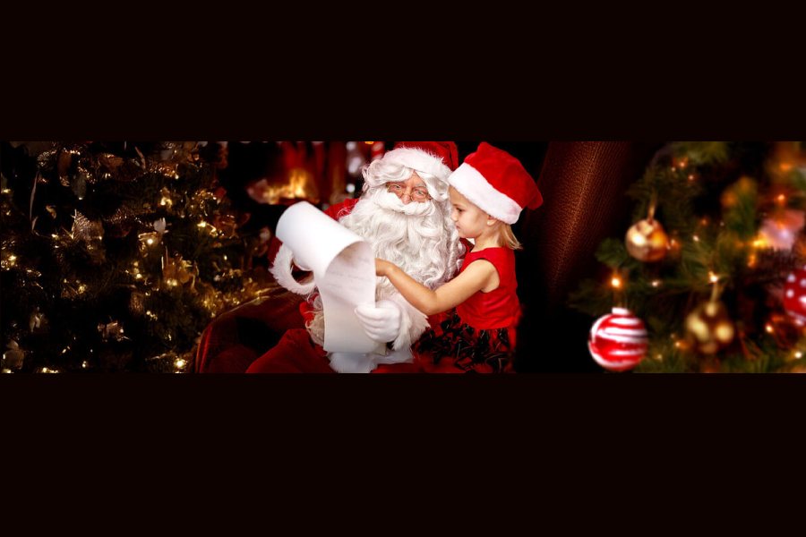 zdjecie Mikołaja z dzieckiem