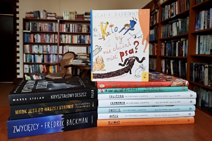 ksiązki zakupone do biblioteki w lutym