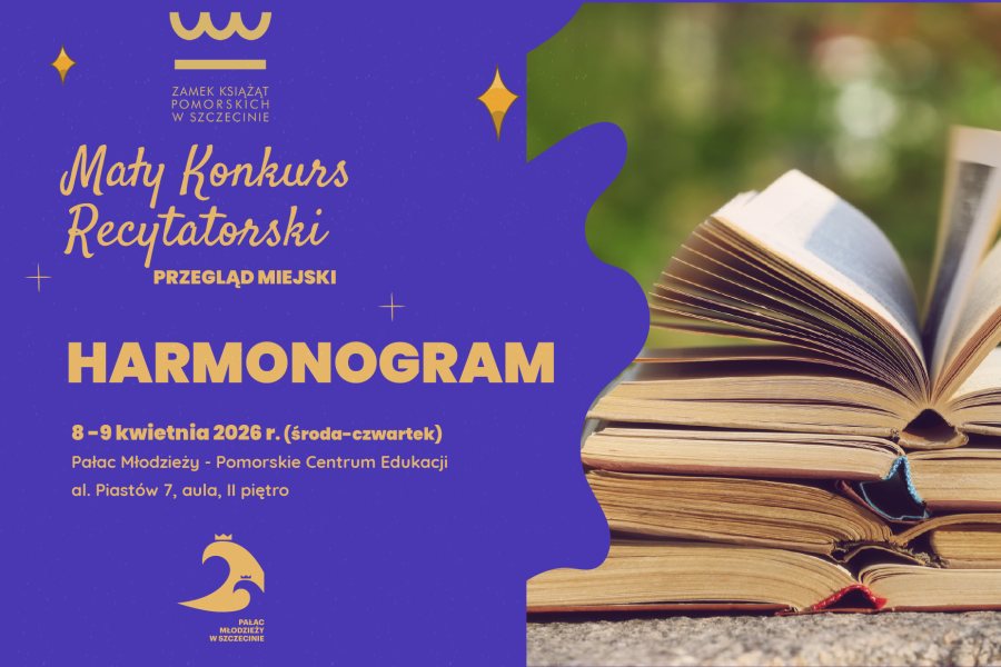 grafika z napisem HARMONOGRAM