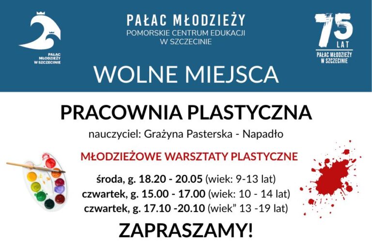 grafika informująca o wolnych miejscach