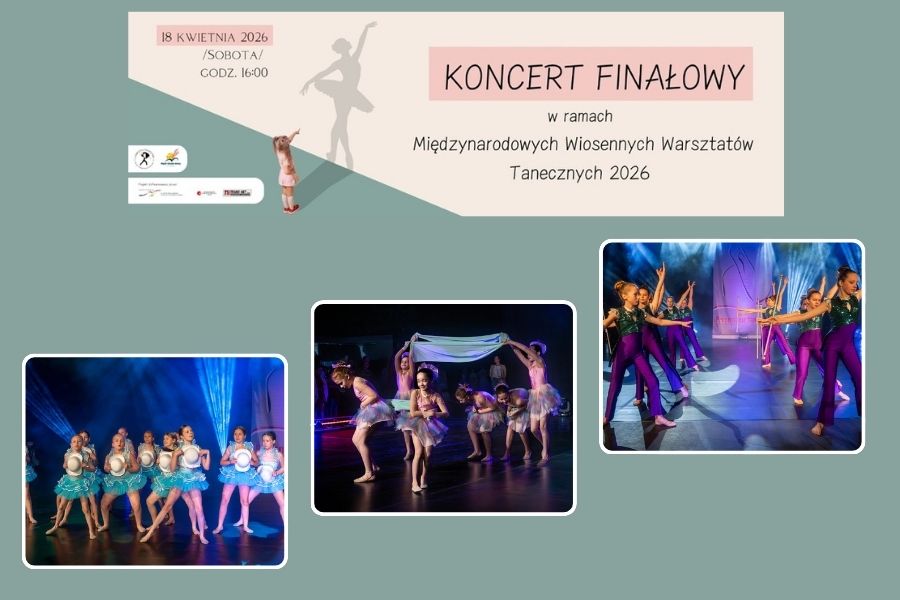 kolaż trzech zdjęć z występów tancerek