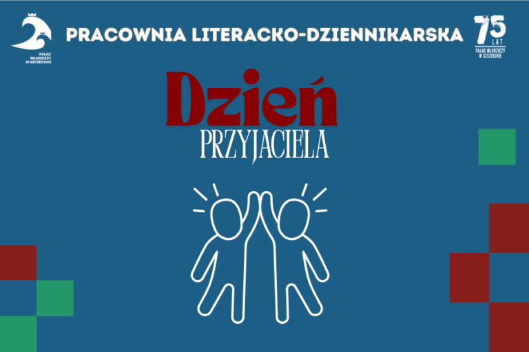 grafika z napisem dzien przyjaciela
