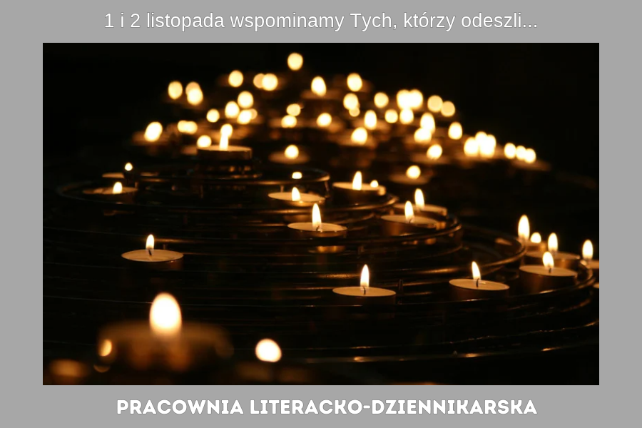 zapalone świeczki nocą